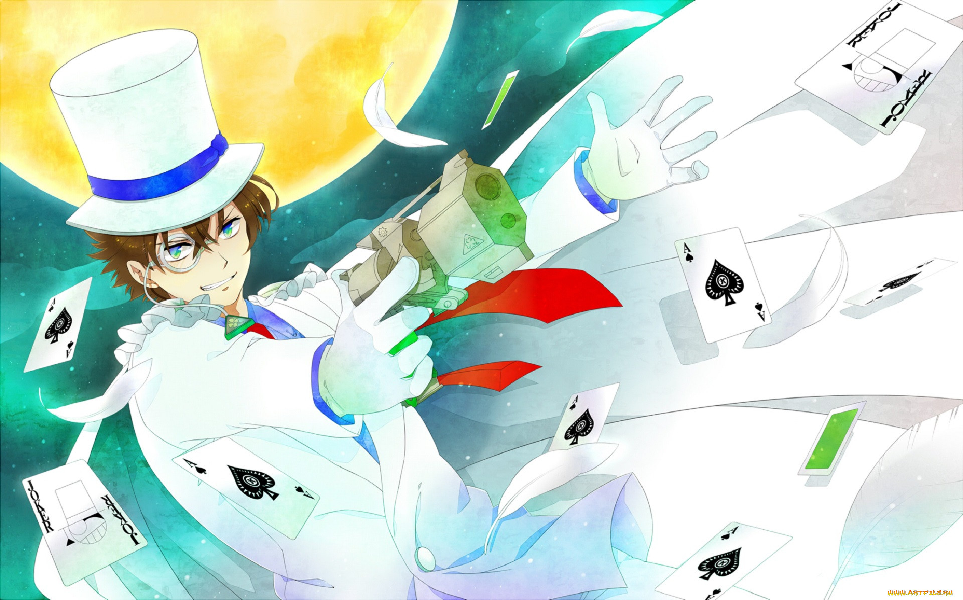 , detective conan,  magic kaito, 
